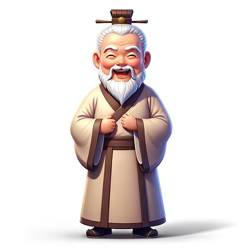ai怎么合成老头模型图