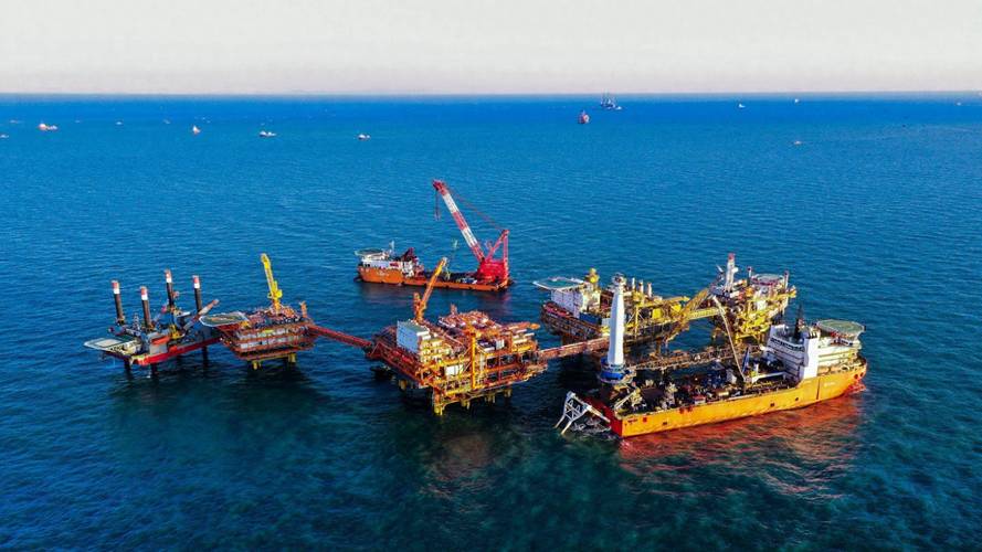 中国海上稠油热采产量突破500万吨