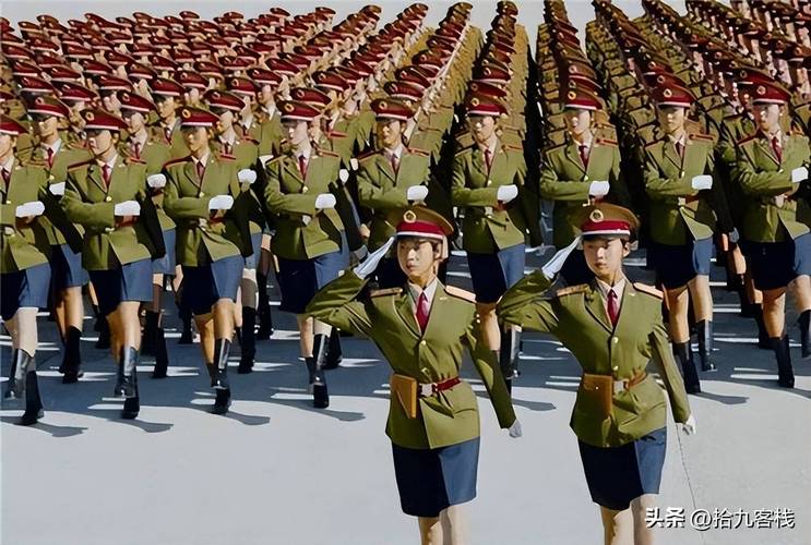 阅兵场上英姿飒爽 彩排花絮活泼开朗