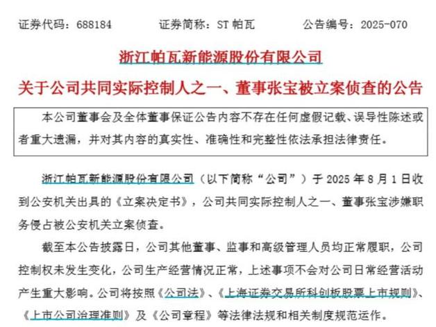 大学博导被批捕 系上市公司实控人