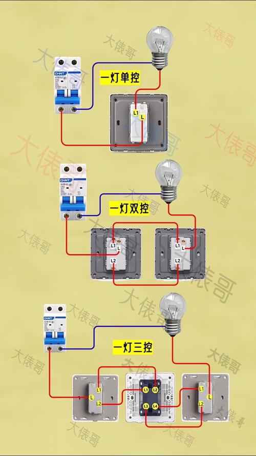小家电维修电灯线路图怎么看