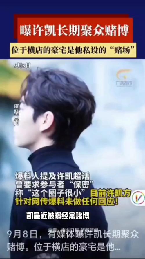 吧友提前爆料许凯赌博