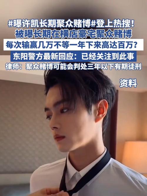 警方回应许凯被曝长期聚众赌博