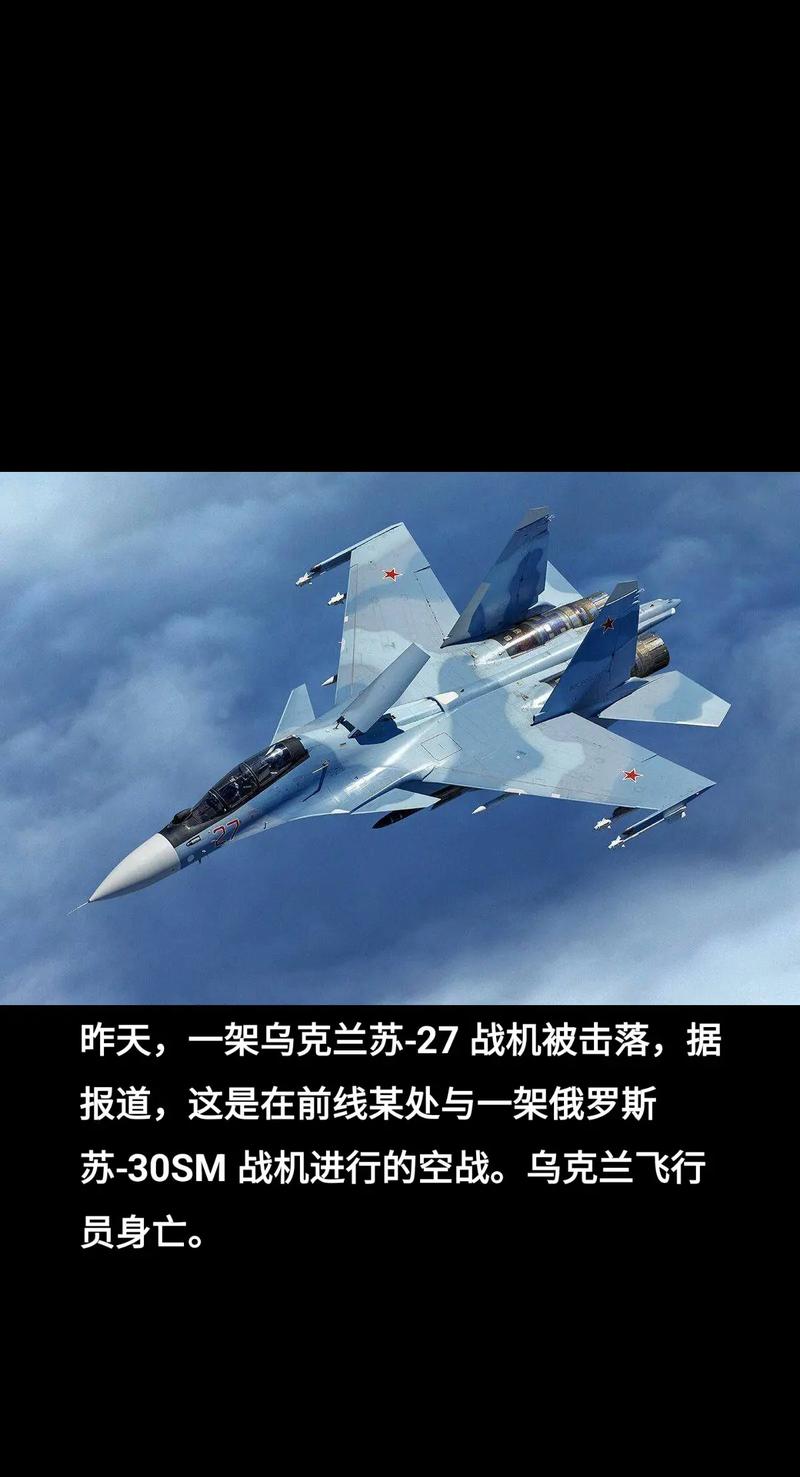 乌军一架苏-27战机坠毁 飞行员死亡