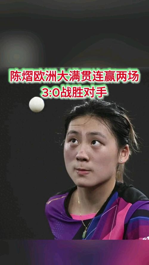WTT澳门冠军赛陈熠1比3韩莹