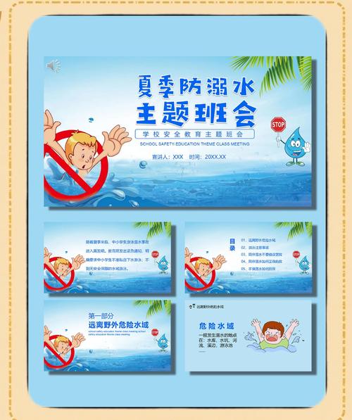 怎么制作防溺水结束语动画短视频