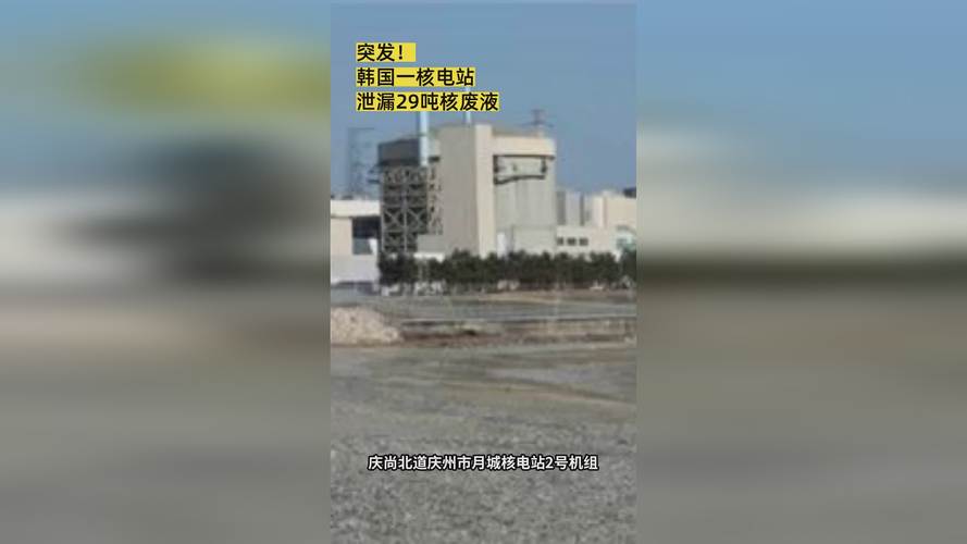 韩国核电站发生泄漏事故