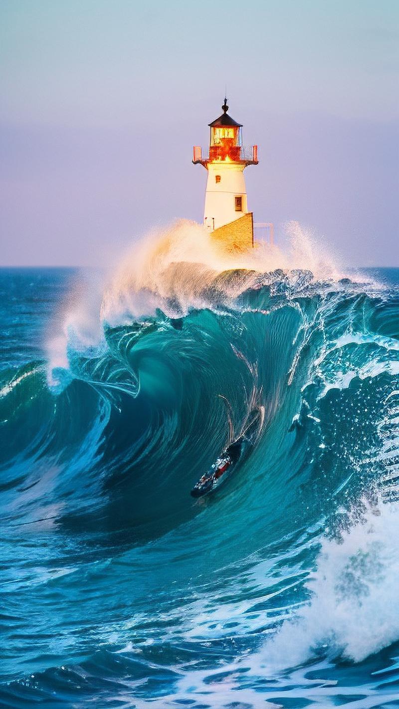 海浪你见过 但“旗浪”你见过吗