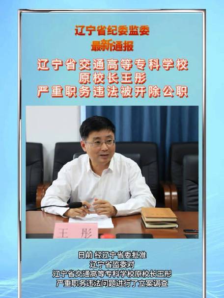 辽宁一高校原校长王彤被查细节曝光