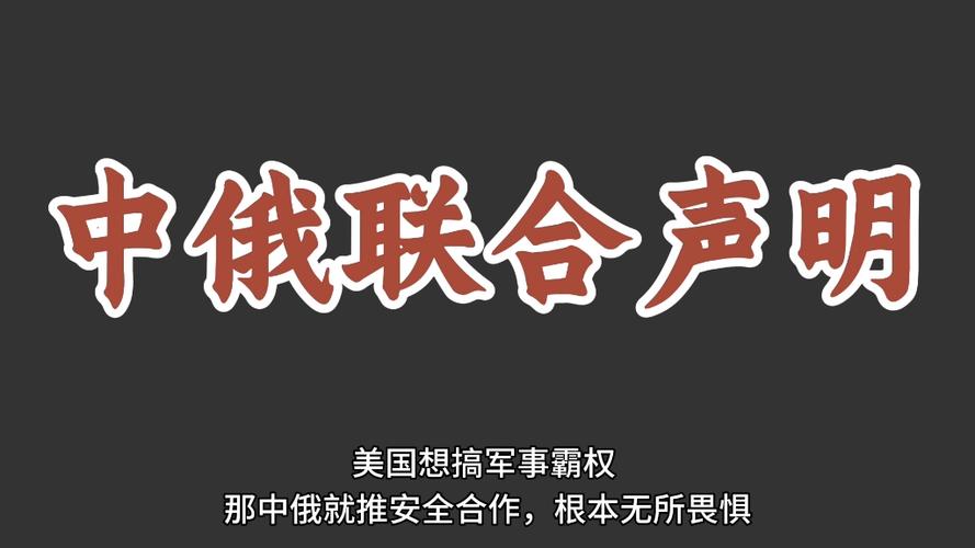 中俄巴伊四国发表《联合声明》