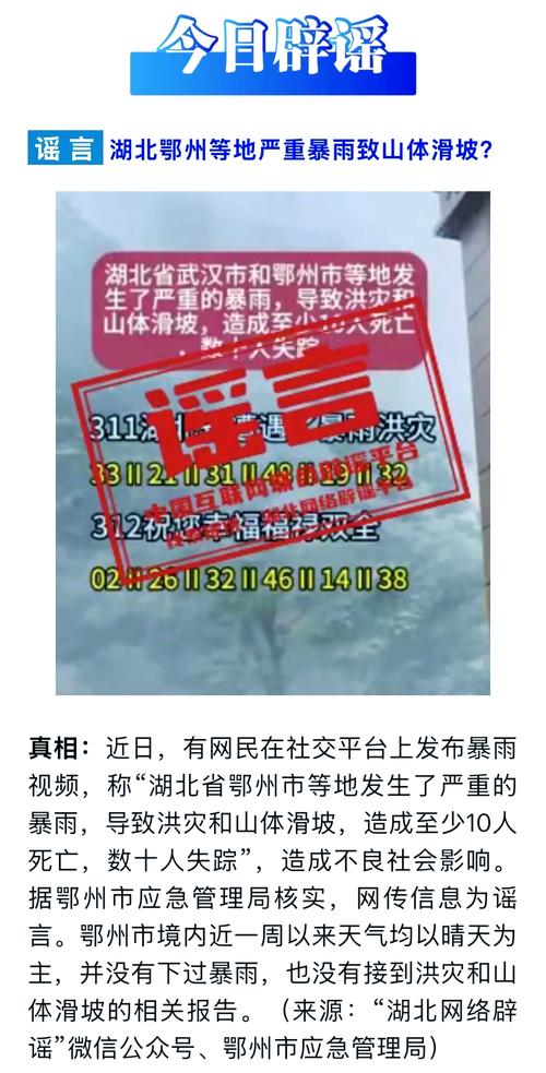 乌鲁木齐南山发生暴雨山洪系谣言