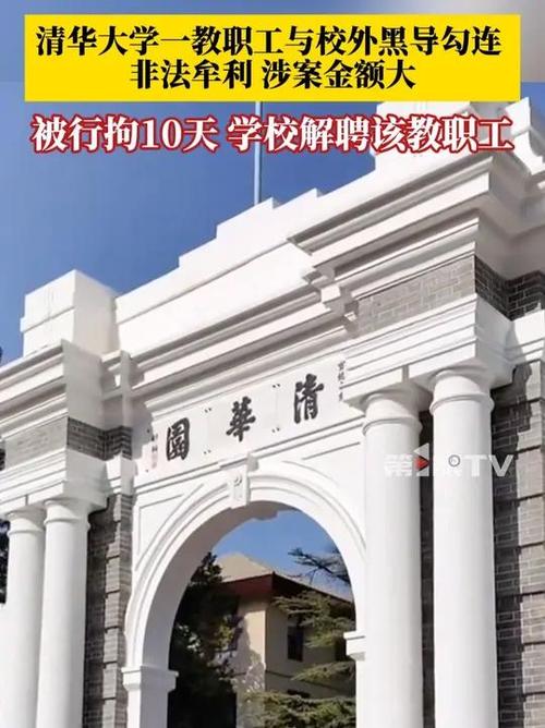 清华两教职工当“黄牛”被拘