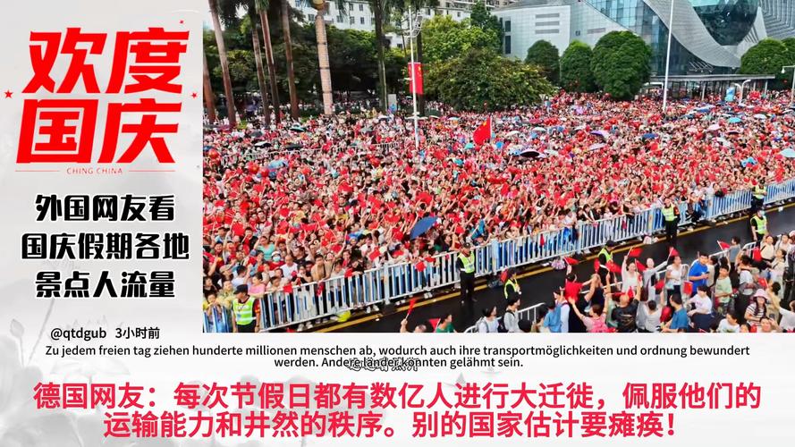 中国假期吸引世界流量