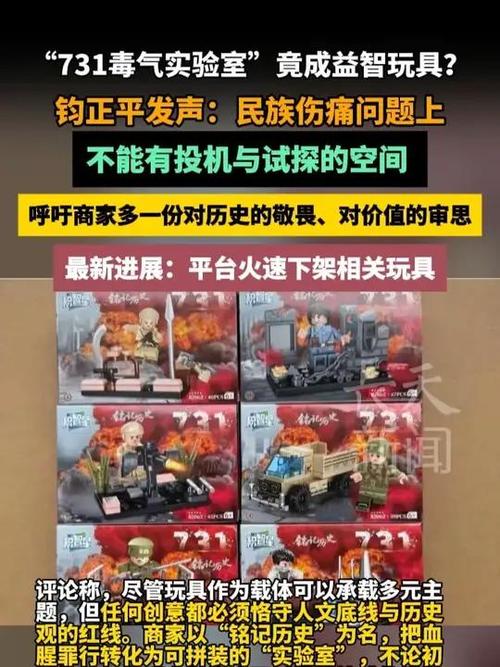 “731毒气实验室”玩具已下架