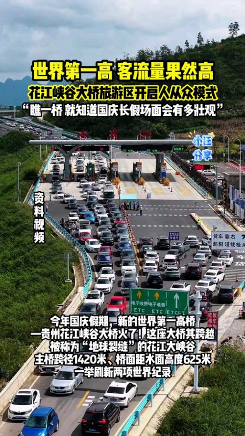 国庆假期 世界第一高桥火了