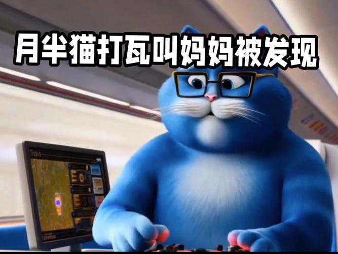 猫咪在家当起了“列车员”