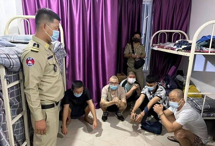 6名中国人涉嫌绑架同胞被柬警方抓获
