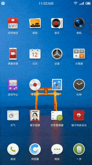 锤子手机如何设置动态壁纸坚果pro