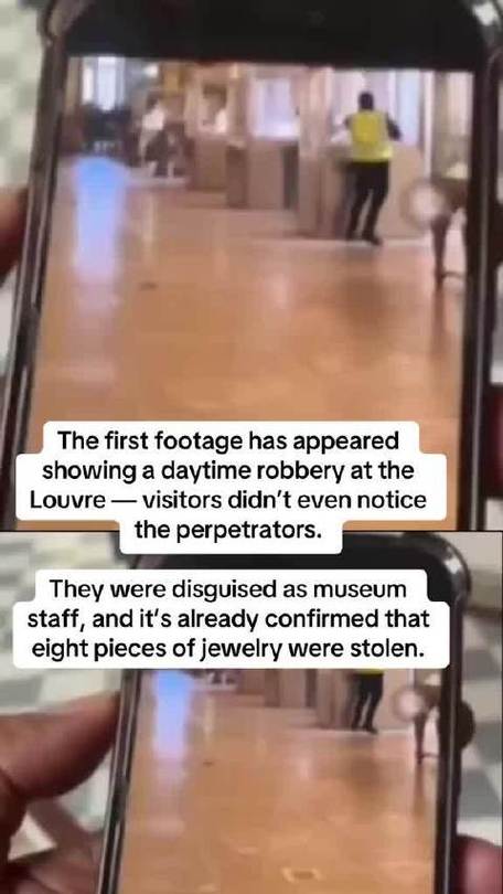 中国游客讲述卢浮宫盗窃案现场