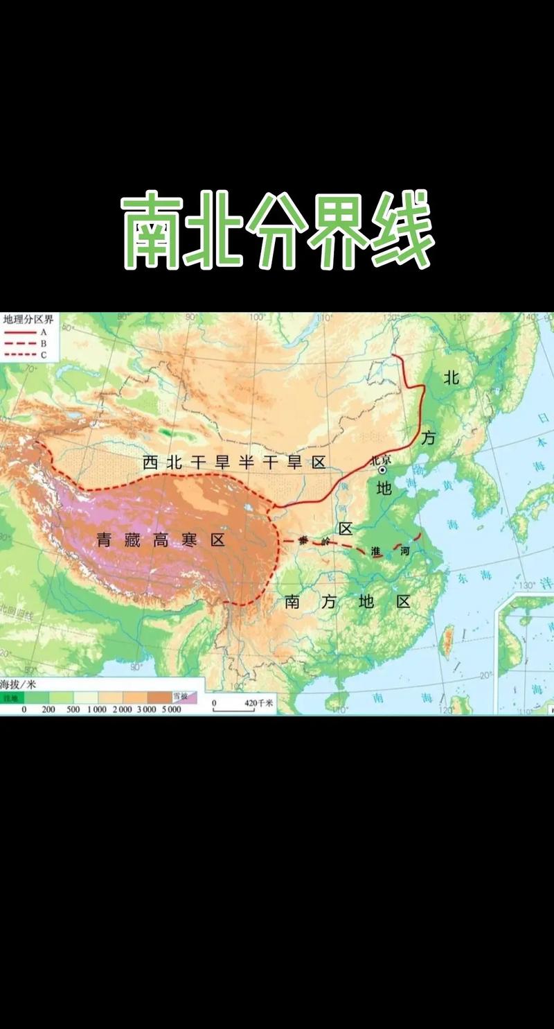 南北分界线具象化了