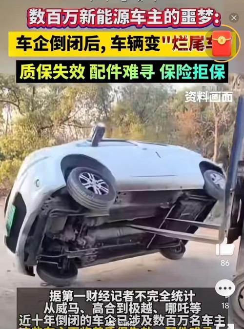 新能源“烂尾车”困扰百万车主