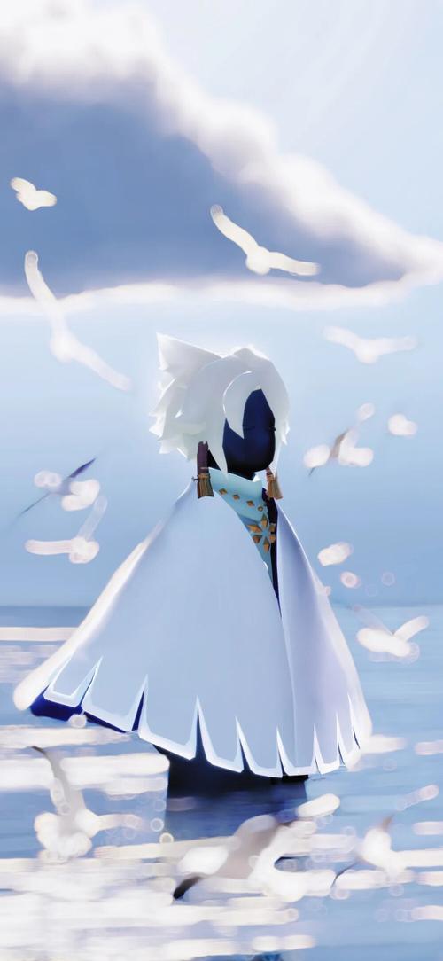 手机壁纸如何设置成光遇