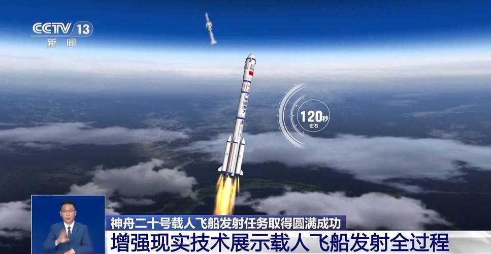 箭月同框!直击神二十一点火发射