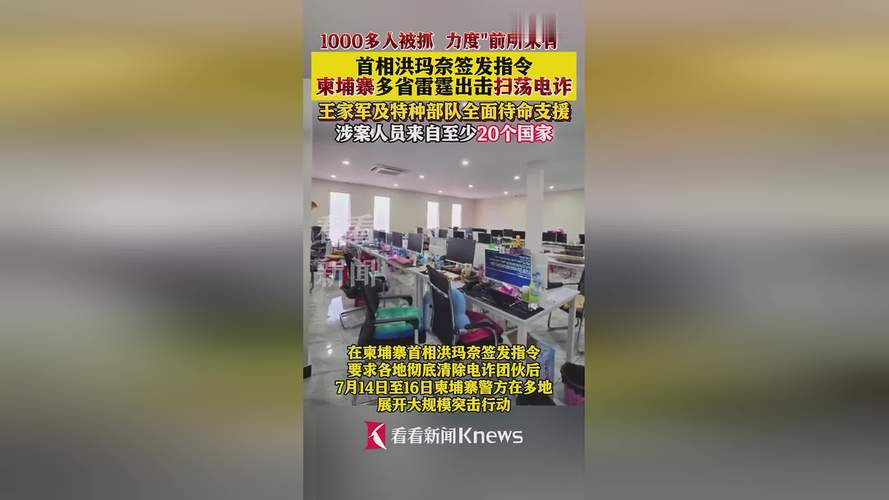 柬埔寨电诈头目8.2亿资产被冻结