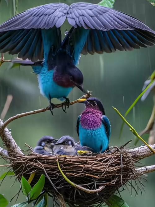 下雨天的时候鸟都在干什么？