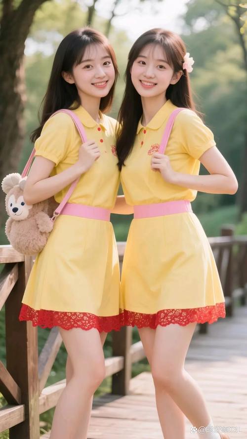 双胞胎姐妹玩石头剪刀布默契度100%