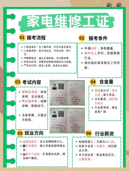 家电安装及维修服务师证怎么考