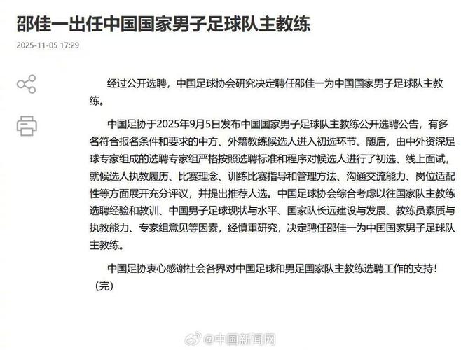 邵佳一的岗位目标是进2030世界杯