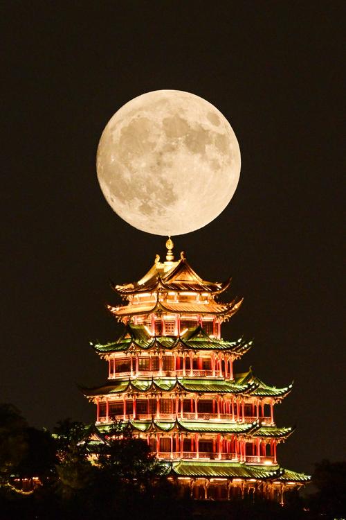 超级月亮惊艳大图