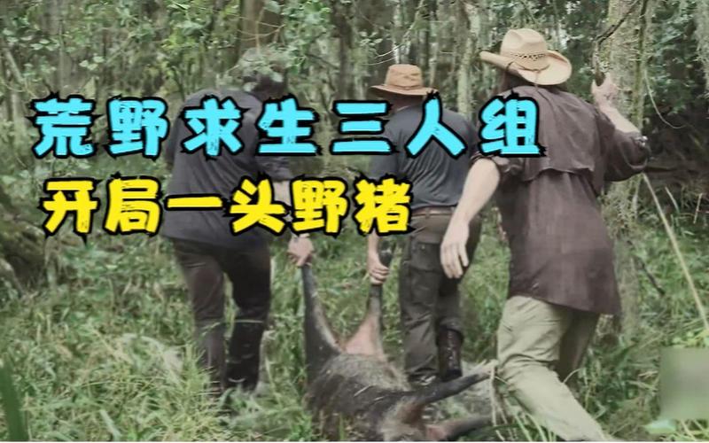 张家界荒野求生选手抓野猪吃到流油