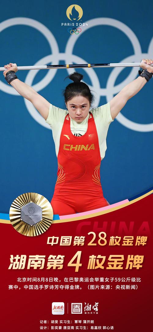 罗诗芳卫冕女子举重59公斤级金牌