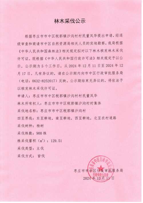 农户响应号召种树 成材后被禁止采伐