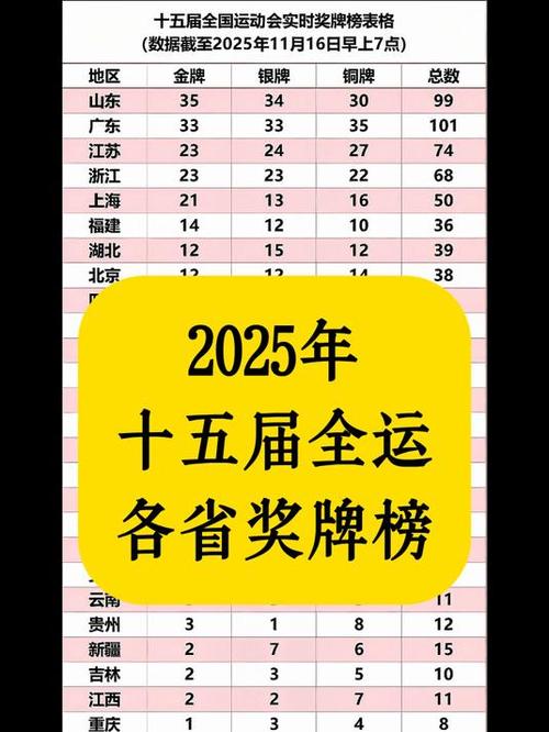 为什么十五运会不见奖牌榜
