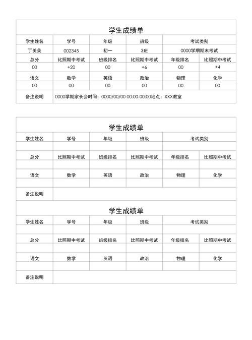 怎么制作成绩单模板短视频