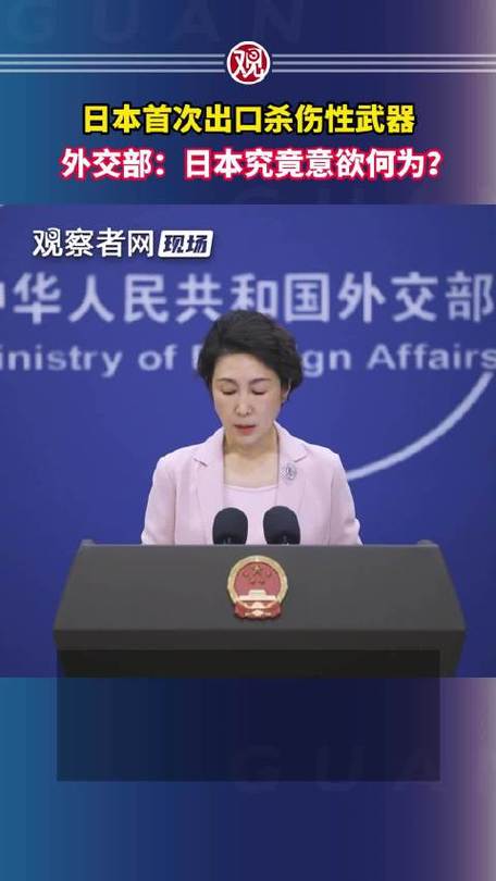 外交部回应日本出口杀伤性武器