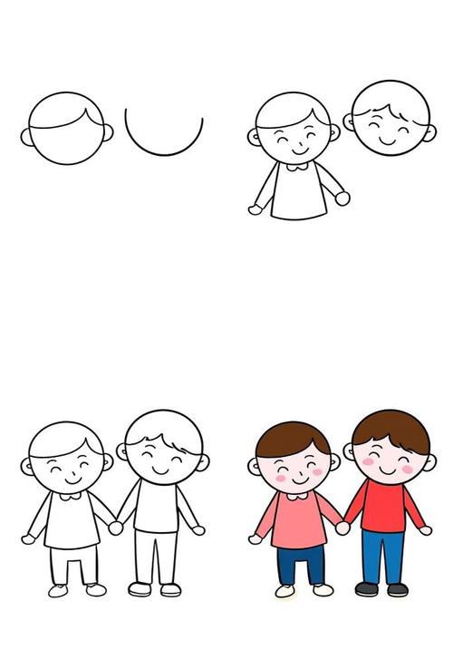 两个简笔画短视频怎么制作