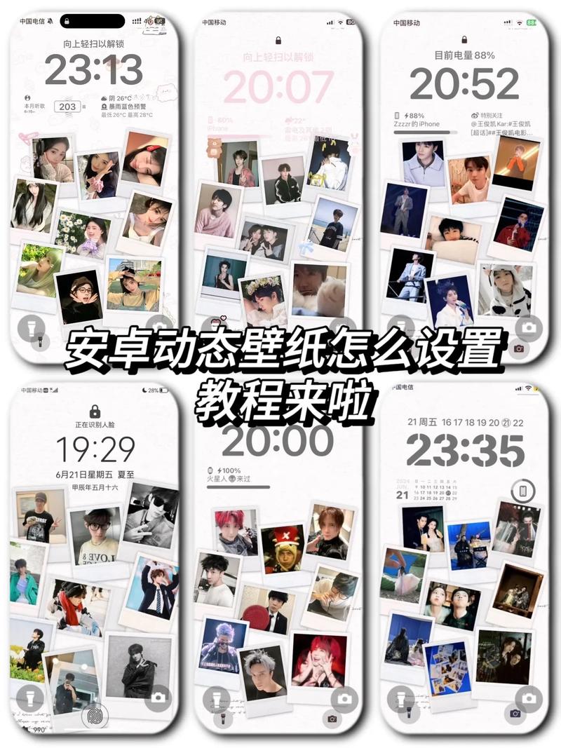 oppo手机壁纸展示图如何设置