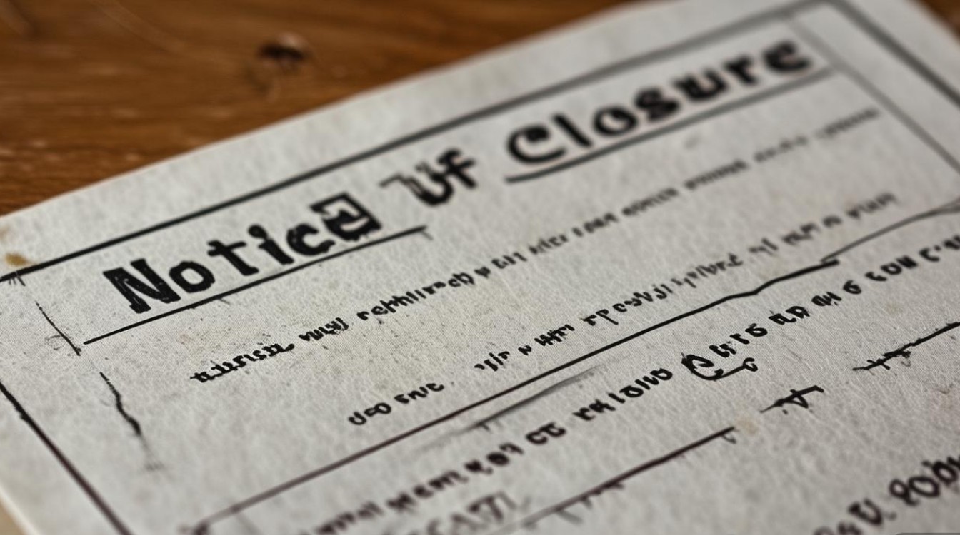 家电维修店关闭通知书怎么写