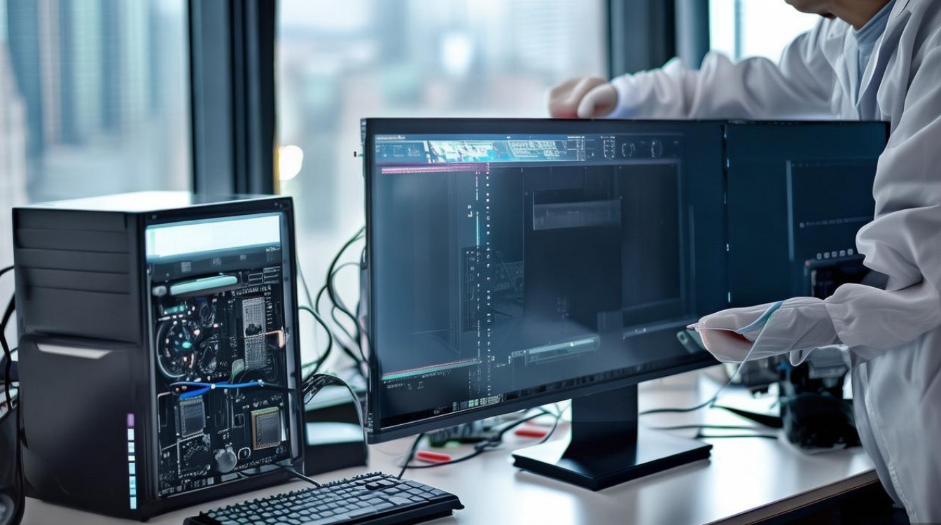 电脑监控如何组装显示器